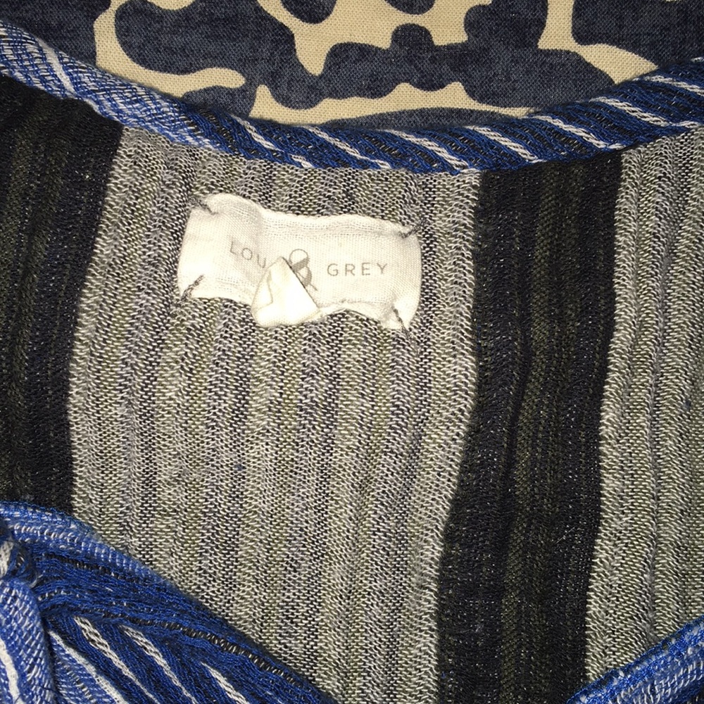 Blue Lou and Grey top